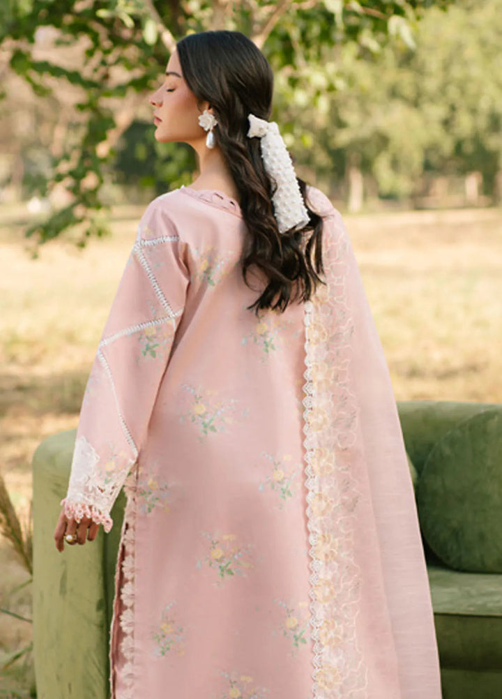 Ivy Bloom by Parishay Embroidered Lawn Suit Unstitched 3 Piece PR25IB IVY-14 - Summer Collection