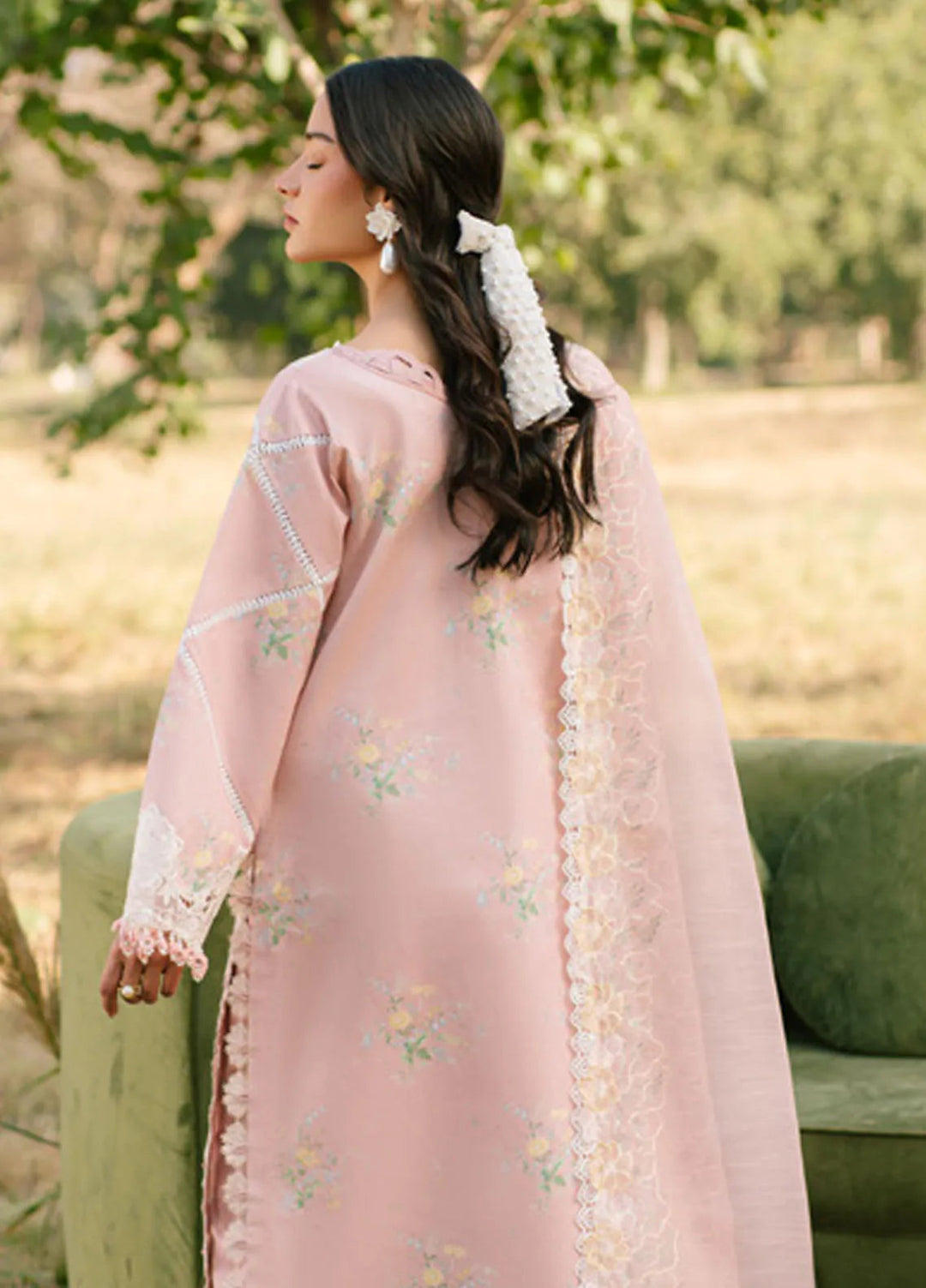 Ivy Bloom by Parishay Embroidered Lawn Suit Unstitched 3 Piece PR25IB IVY-14 - Summer Collection