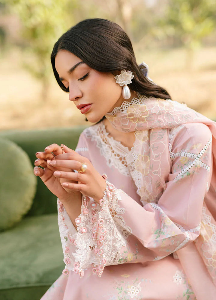 Ivy Bloom by Parishay Embroidered Lawn Suit Unstitched 3 Piece PR25IB IVY-14 - Summer Collection