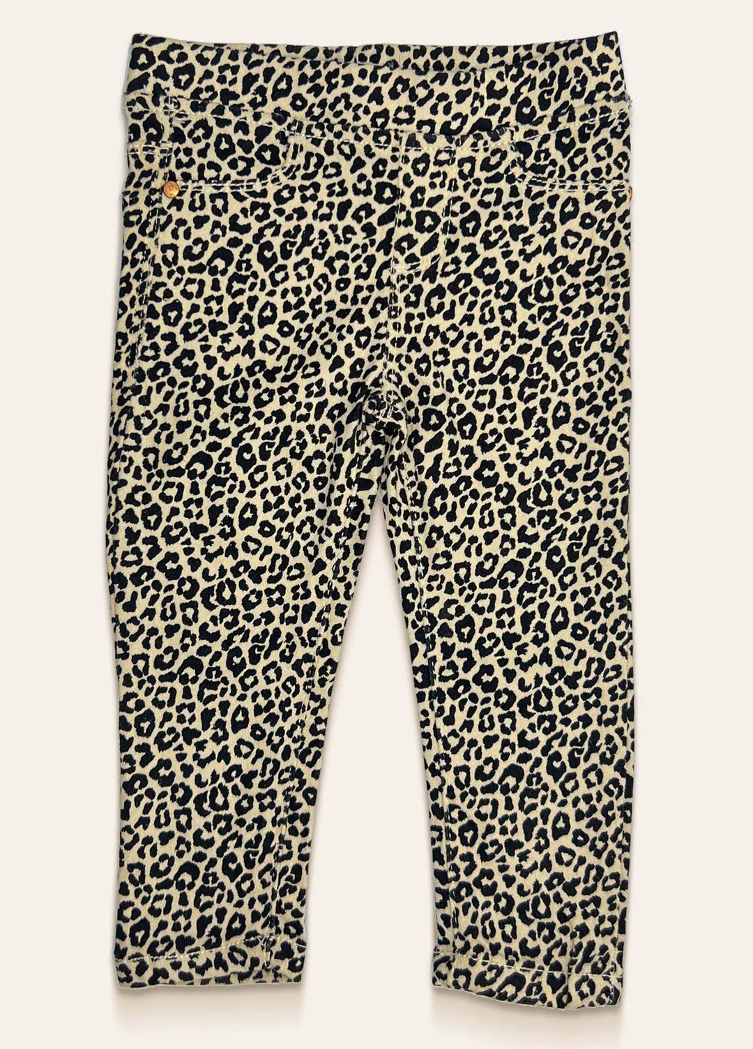 Ixample Pret Casual Cotton/Polyester Leopard Patterned Jegging