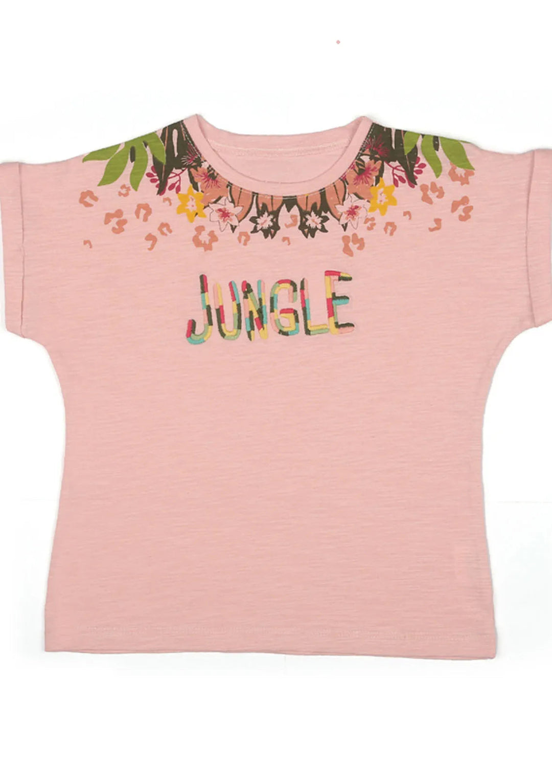 Ixample Pret Embroidered Cotton Jersey Jungle Graphic Tee