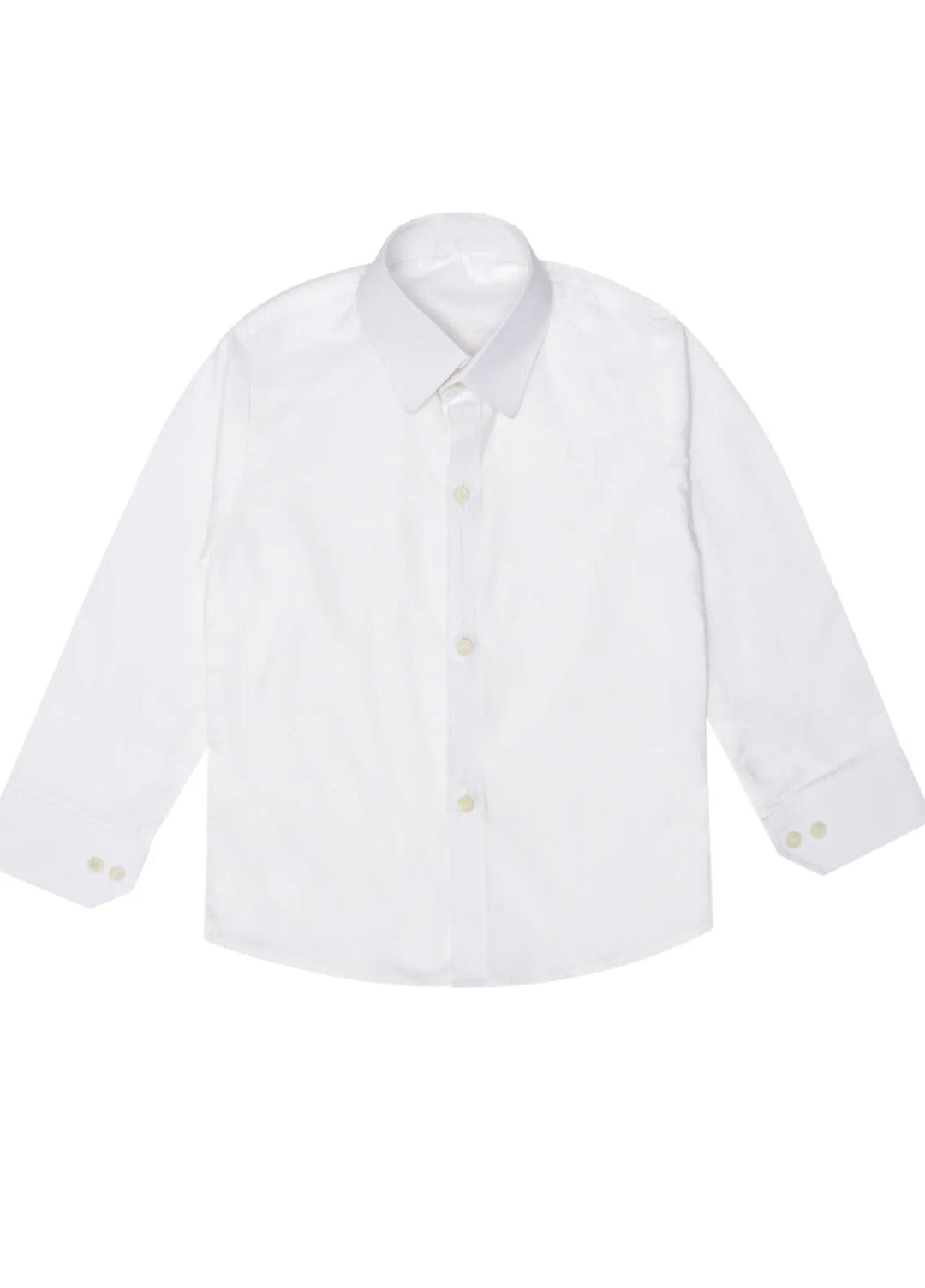 Ixample Pret Solid Cotton 1 Piece Boys White Shirt