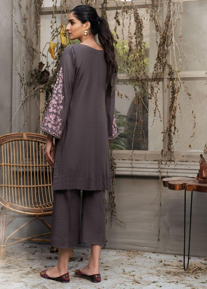 Resham Ghar Embroidered Khaddar Suits Unstitched 2 Piece RG21IR IN 03 - Winter Collection