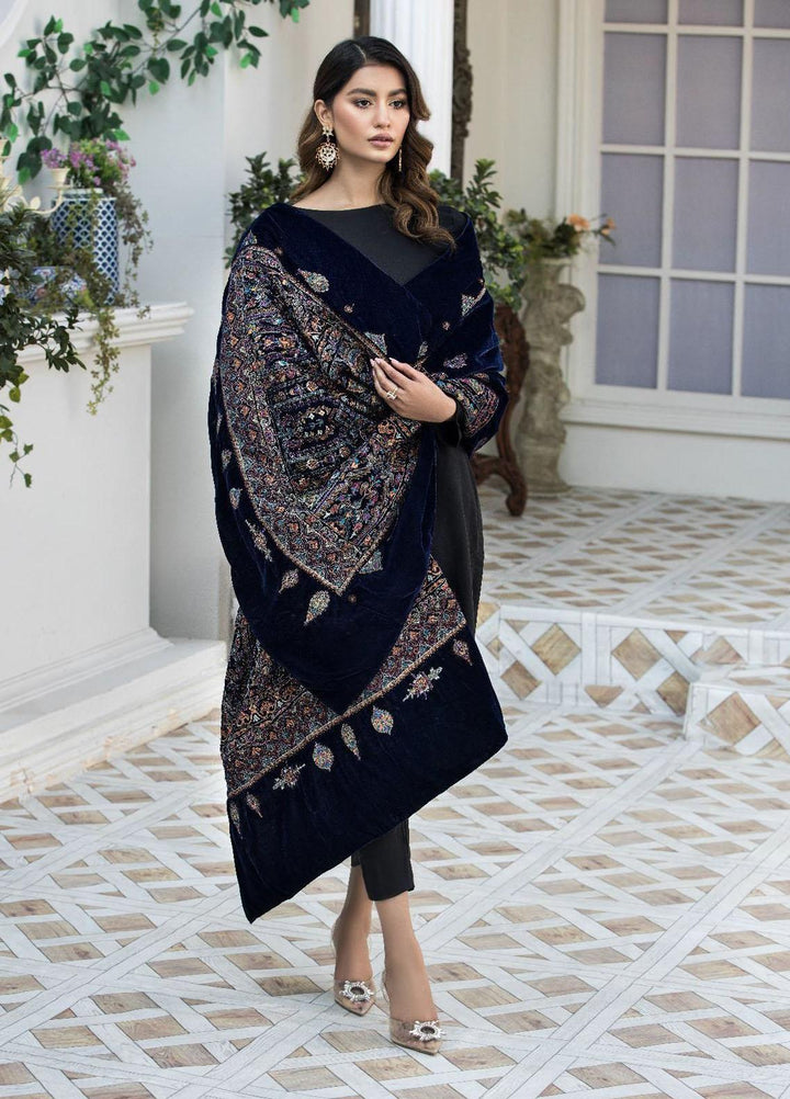 Resham Ghar  Velvet  Shawls RGVS-03 - Winter Shawls