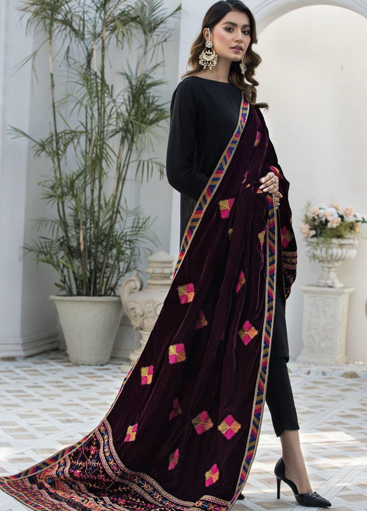 Resham Ghar  Velvet  Shawls RGVS-04 - Winter Shawls