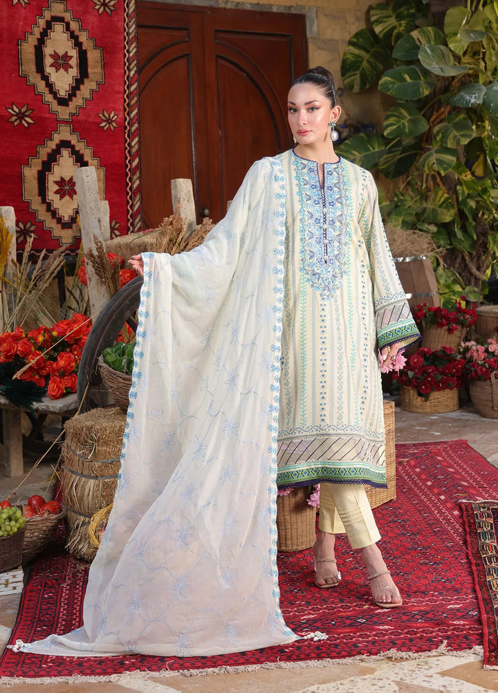 Izel by Salitex Embroidered Cambric Suits Unstitched 3 Piece SUNW6PE002UT - Fall Collection