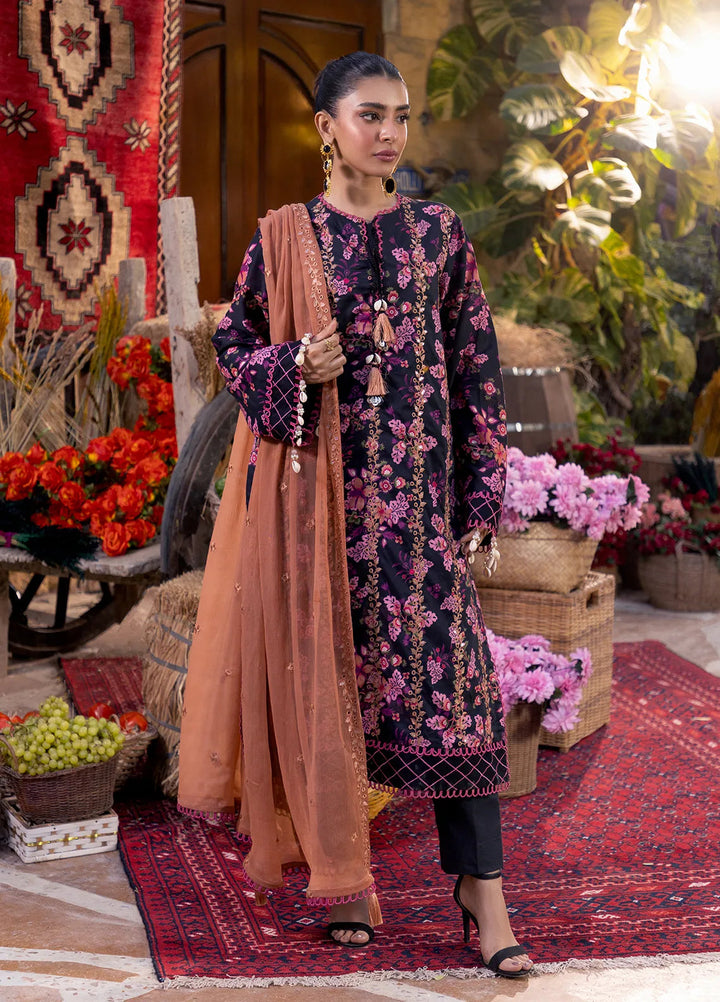 Izel by Salitex Embroidered Cambric Suits Unstitched 3 Piece SUNW6PE003UT - Fall Collection