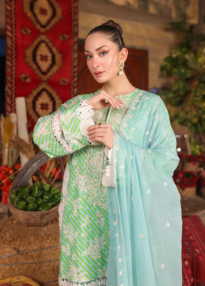 Izel by Salitex Embroidered Cambric Suits Unstitched 3 Piece SUNW6PE004UT - Fall Collection