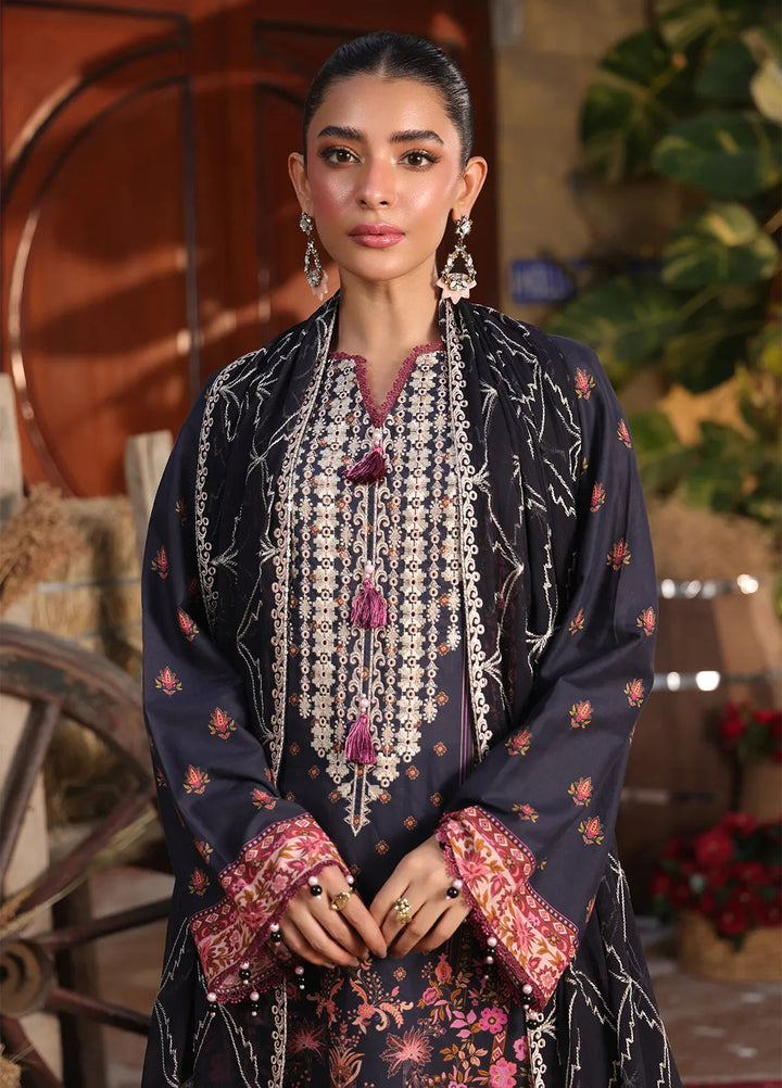 Izel by Salitex Embroidered Cambric Suits Unstitched 3 Piece SUNW6PE008UT - Fall Collection