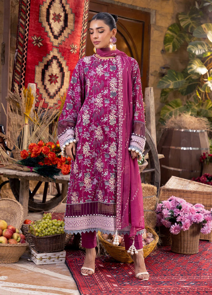 Izel by Salitex Embroidered Cambric Suits Unstitched 3 Piece SUNW6PE011UT - Fall Collection
