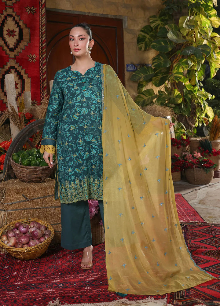 Izel by Salitex Embroidered Cambric Suits Unstitched 3 Piece SUNW6PE012UT - Fall Collection