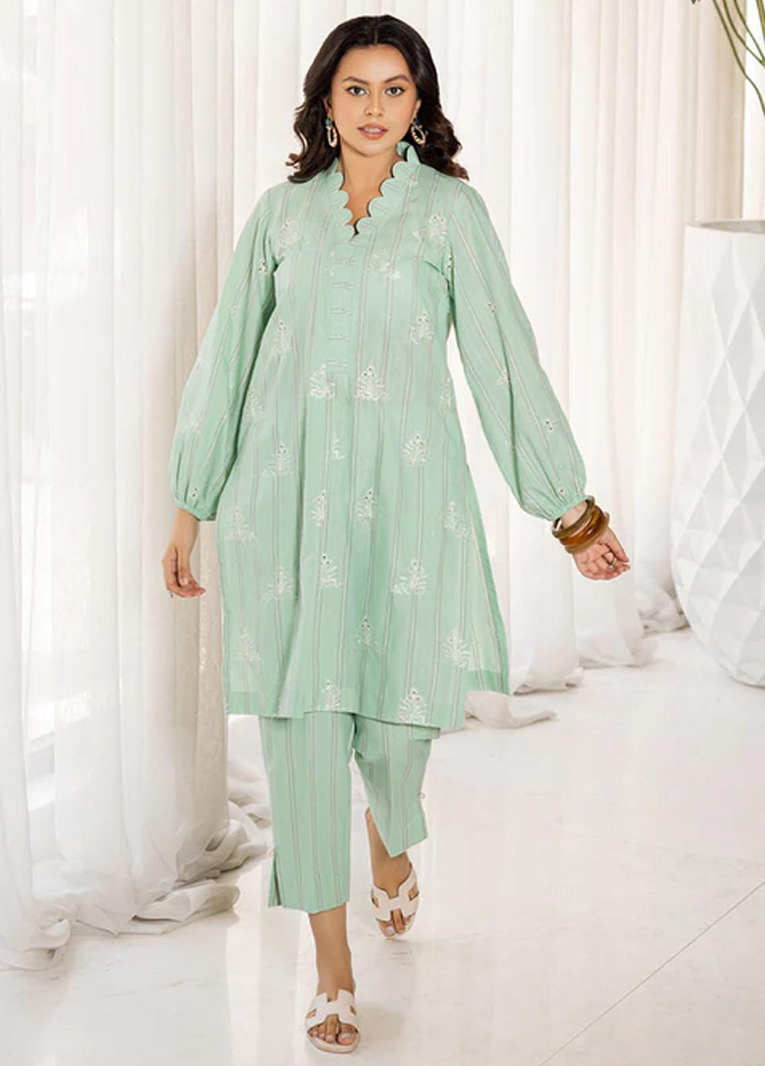 Izel Pret Casual Cotton 2 Piece Suit IZL23P GYPSO