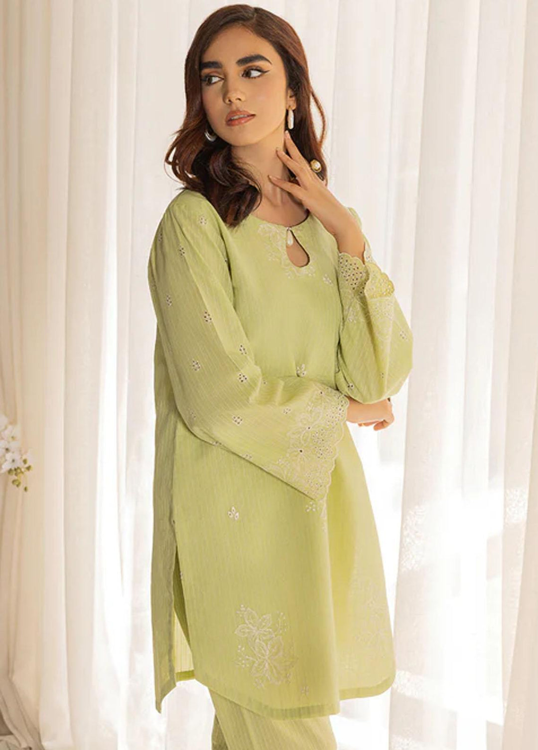 Izel Pret Casual Cotton 2 Piece Suit IZL23P TUBE ROSE