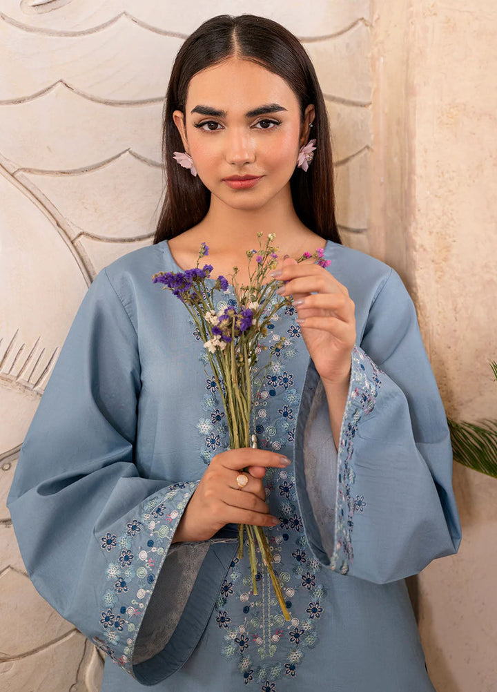 Izel Pret Embroidered Cotton 2 Piece Suit Bea