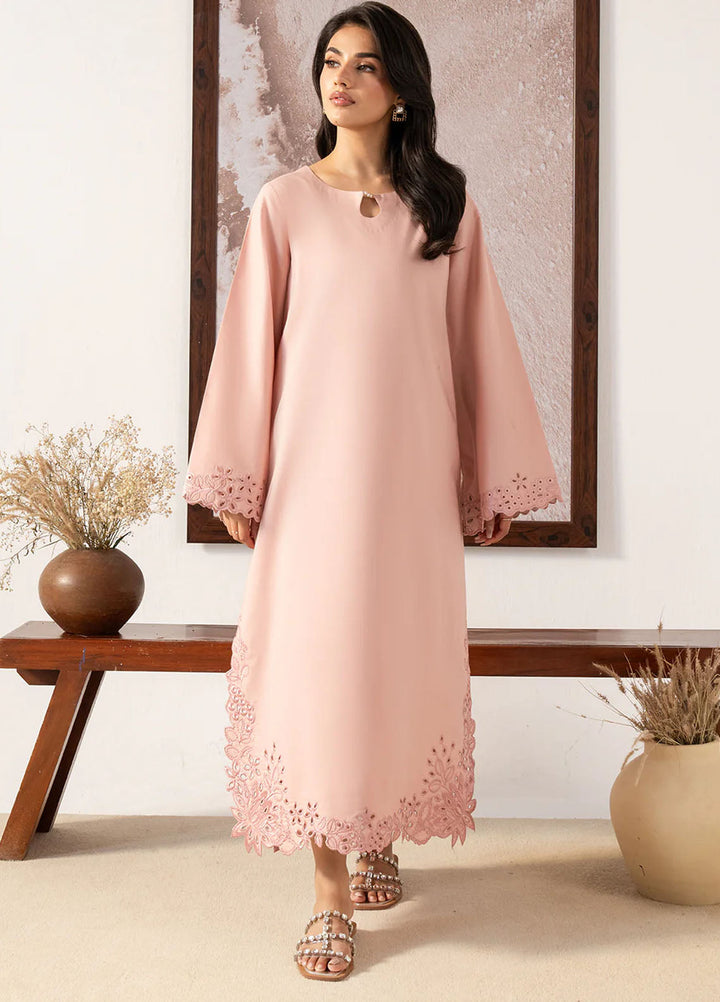 Izel Pret Embroidered Cotton 2 Piece Suit Blush