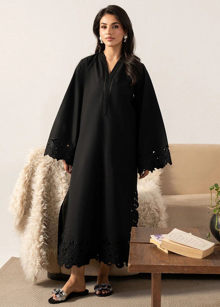 Izel Pret Embroidered Cotton 2 Piece Suit Carbon