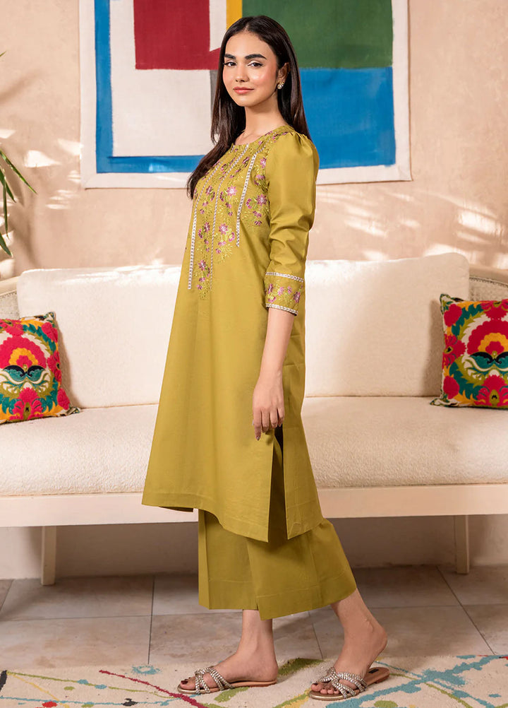 Izel Pret Embroidered Cotton 2 Piece Suit Isle