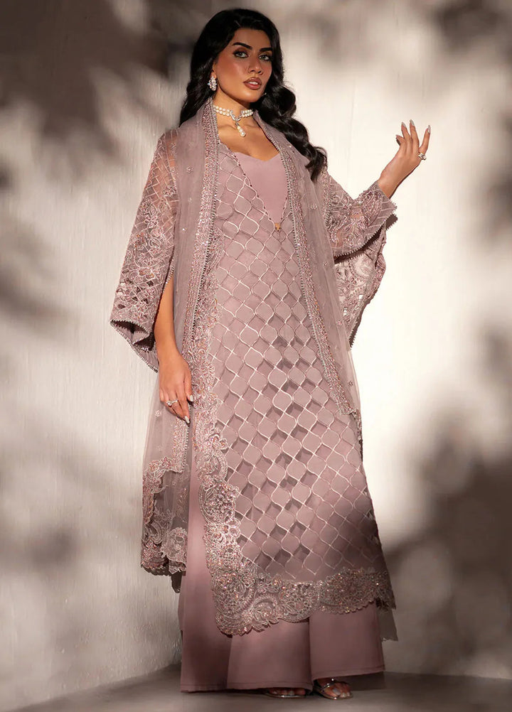 Izel Pret Embroidered Laser 3 Piece Suit SLC-006-Solis