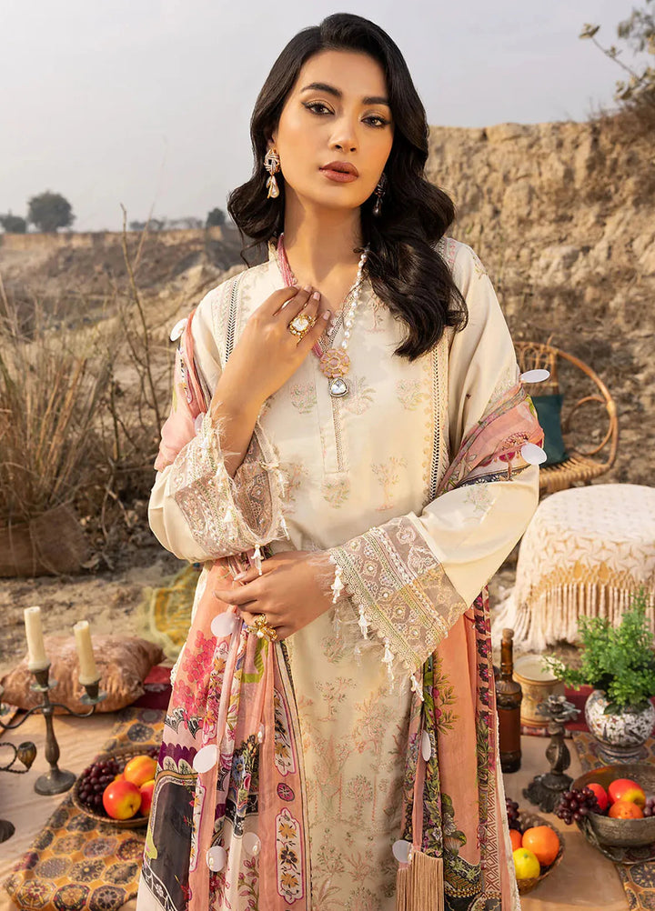 Izel Pret Embroidered Lawn 3 Piece Suit Lagan