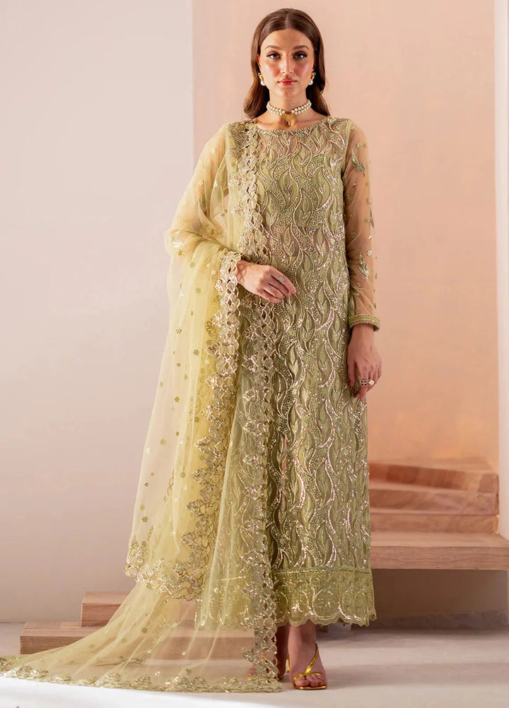 Izel Pret Embroidered Net 3 Piece Suit SLC-009-Eris