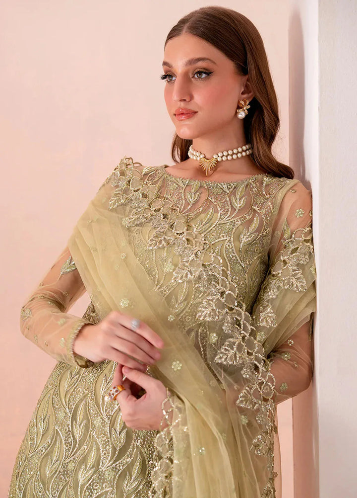 Izel Pret Embroidered Net 3 Piece Suit SLC-009-Eris