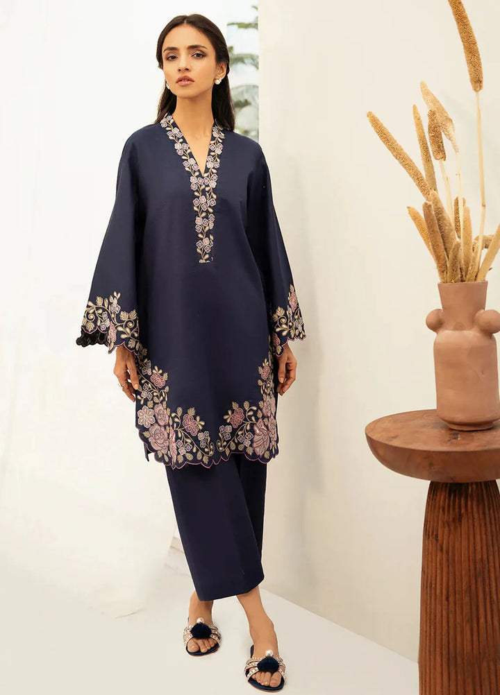 Izel Pret Embroidered Slub Lawn 2 Piece Suit Calyx