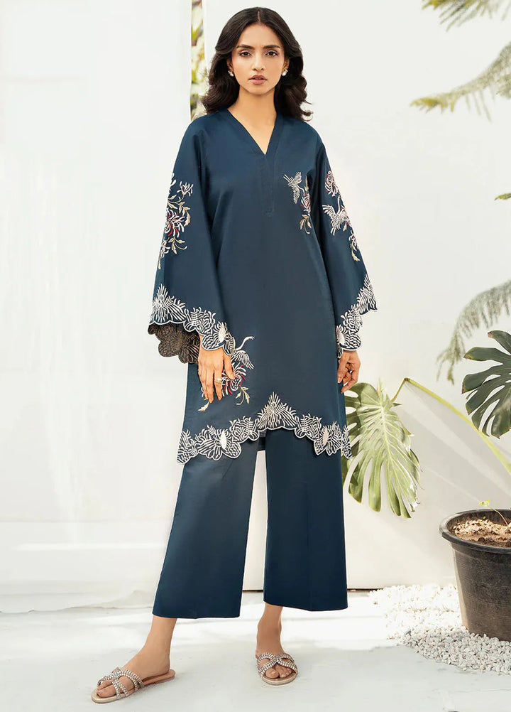 Izel Pret Embroidered Slub Lawn 2 Piece Suit Solara