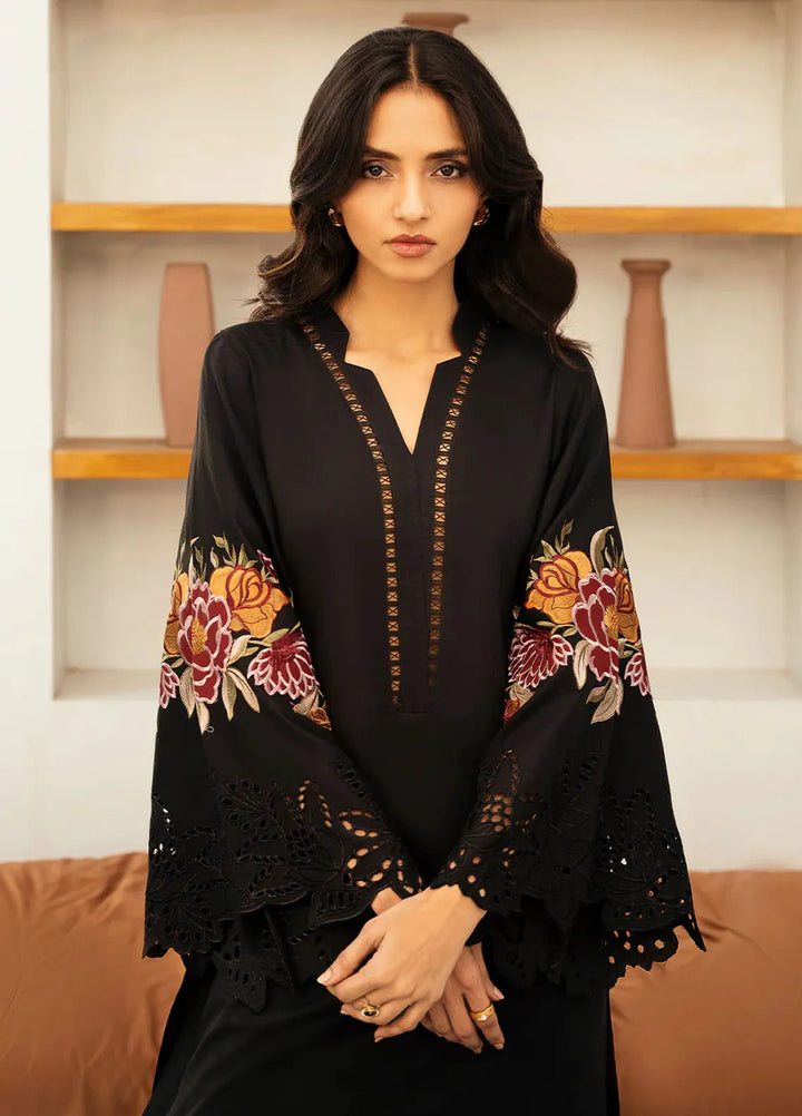 Izel Pret Embroidered Slub Lawn 2 Piece Suit Tropique