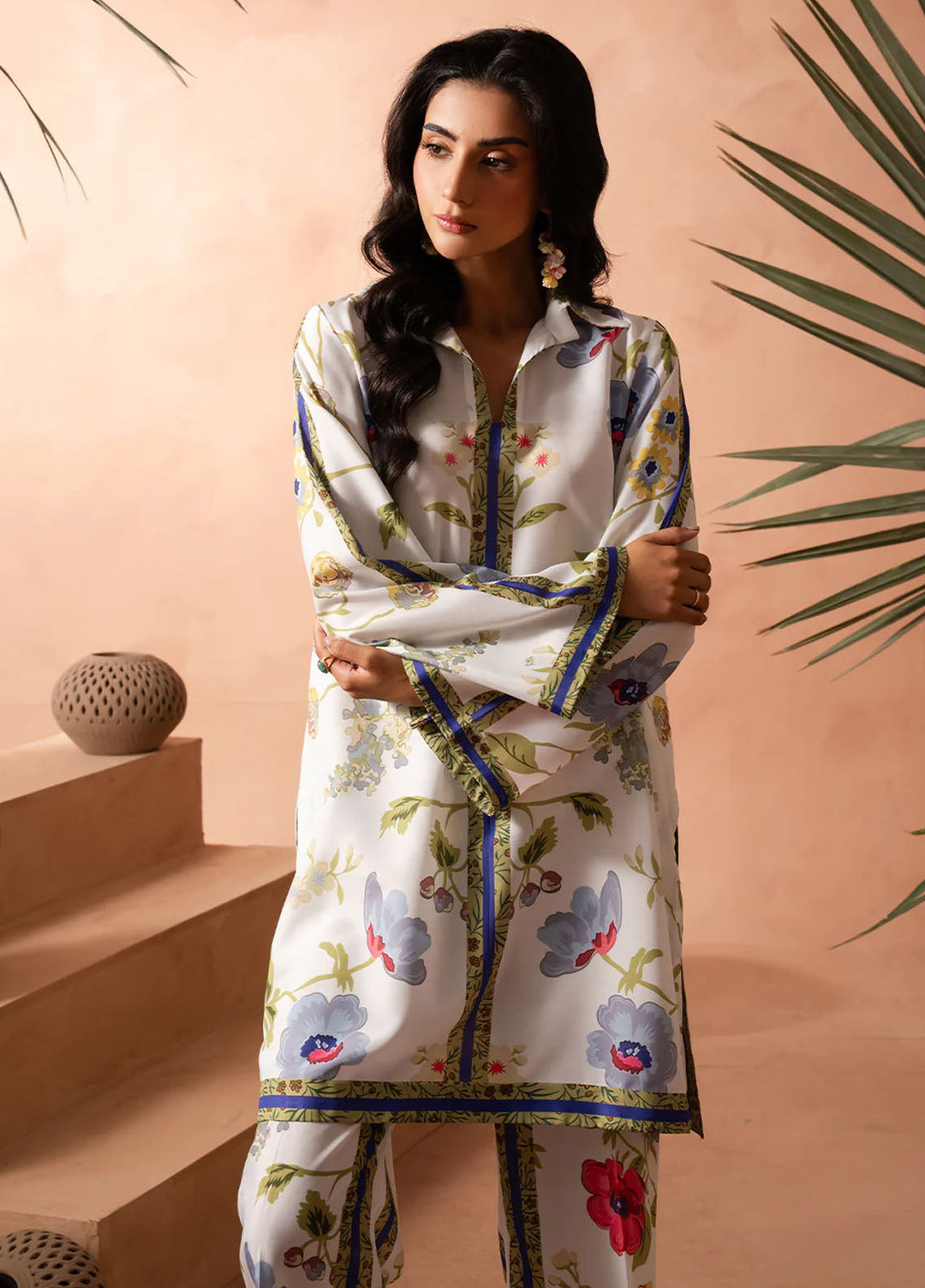 Izel Pret Printed Lawn 2 Piece Suit Gleam
