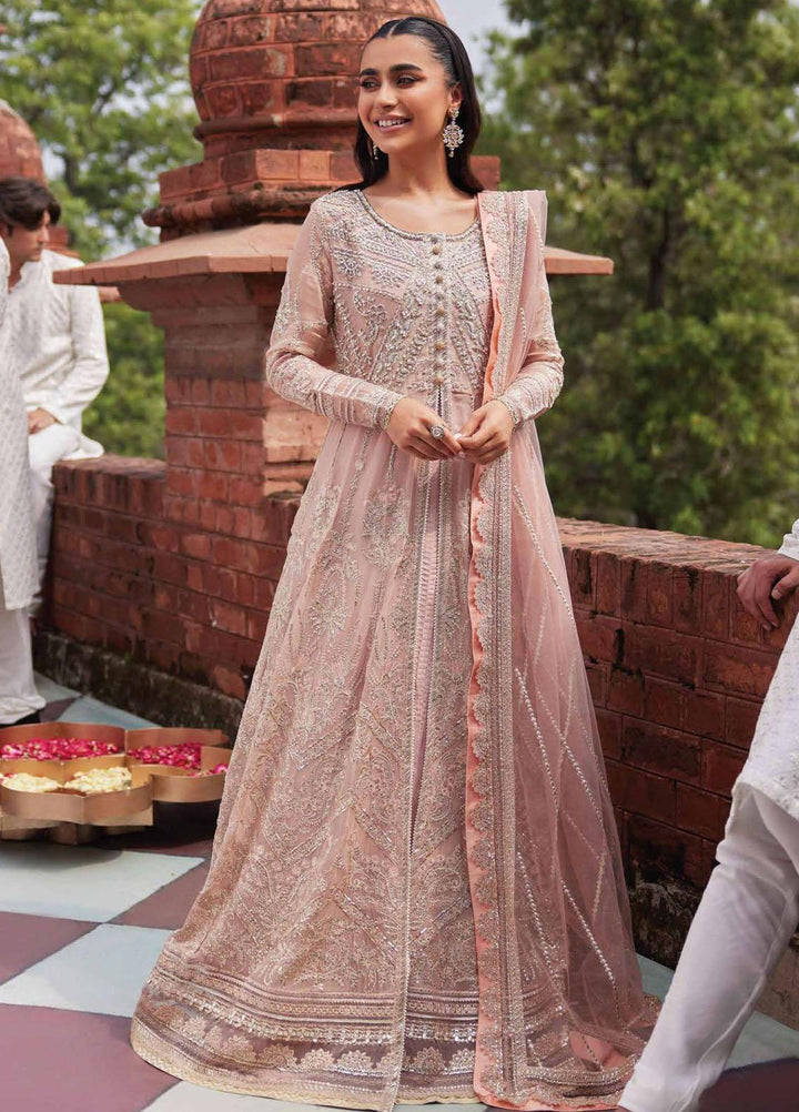 Izhar By Mushq Embroidered Chiffon Suits Unstitched 4 Piece MQ23IZ MCH-01 Taneez - Luxury Collection