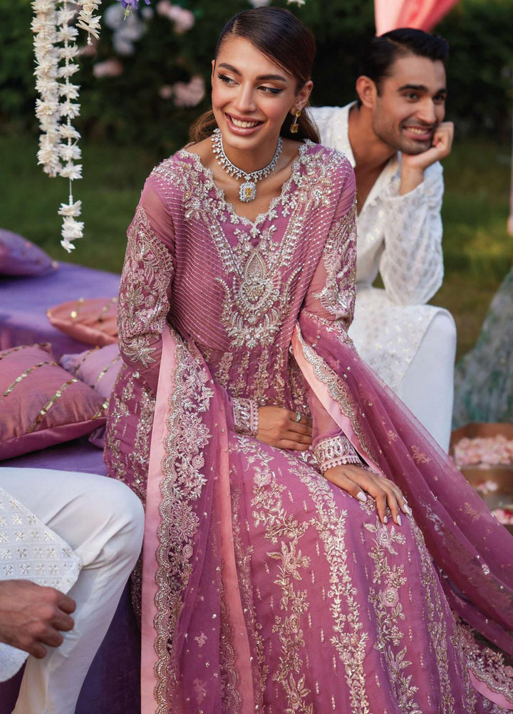 Izhar By Mushq Embroidered Chiffon Suits Unstitched 4 Piece MQ23IZ MCH-02 Hania - Luxury Collection