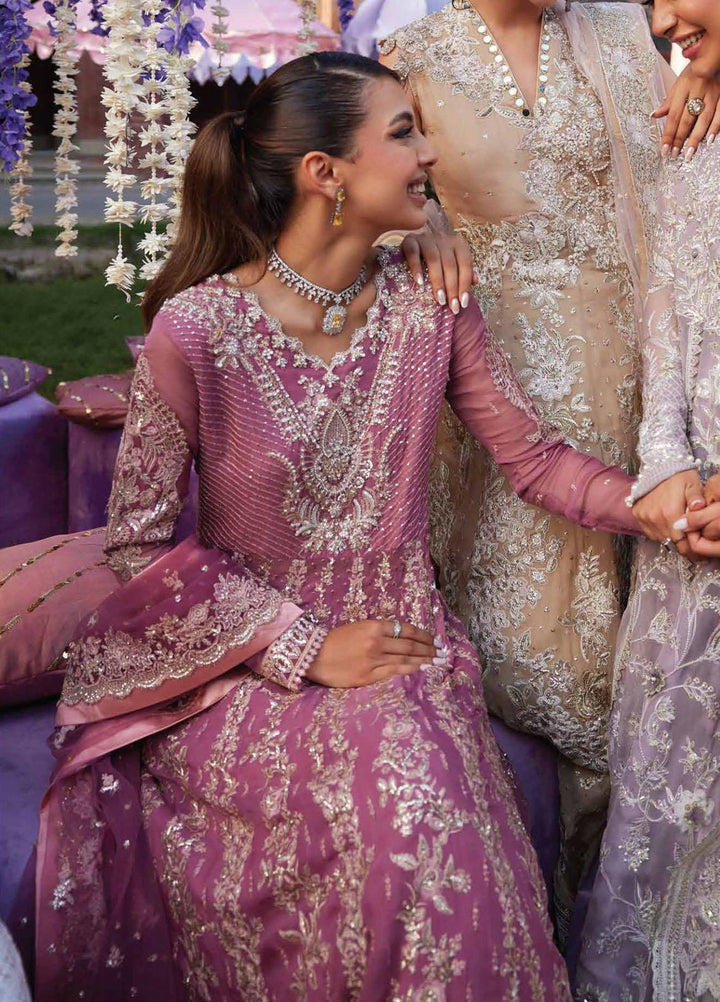 Izhar By Mushq Embroidered Chiffon Suits Unstitched 4 Piece MQ23IZ MCH-02 Hania - Luxury Collection