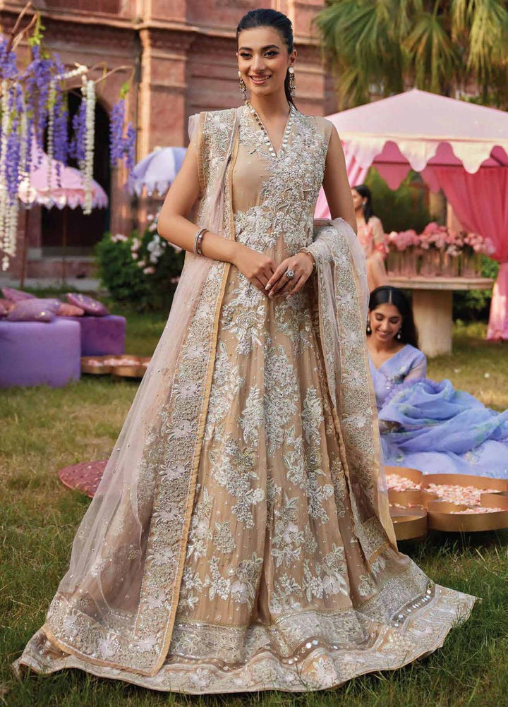 Izhar By Mushq Embroidered Chiffon Suits Unstitched 4 Piece MQ23IZ MCH-04 Meherbano - Luxury Collection