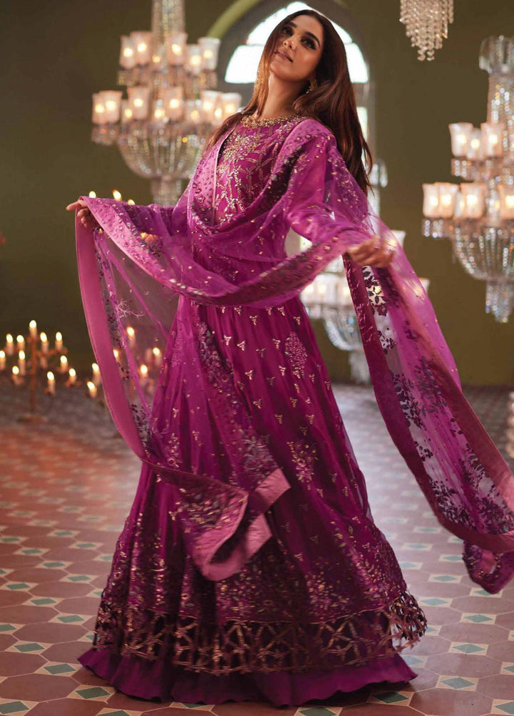 Izhar By Mushq Embroidered Chiffon Suits Unstitched 4 Piece MQ23IZ MCH-05 Shehrzaad - Luxury Collection