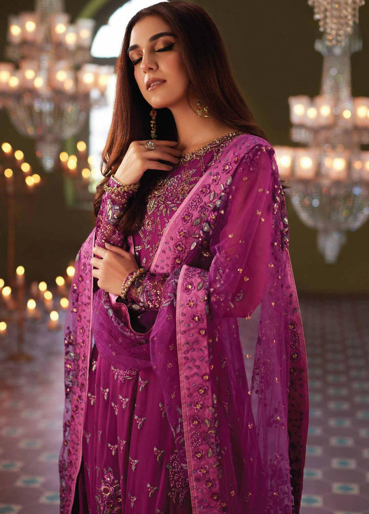 Izhar By Mushq Embroidered Chiffon Suits Unstitched 4 Piece MQ23IZ MCH-05 Shehrzaad - Luxury Collection