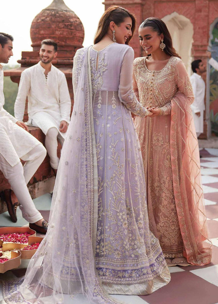 Izhar By Mushq Embroidered Chiffon Suits Unstitched 4 Piece MQ23IZ MCH-06 Nureh - Luxury Collection