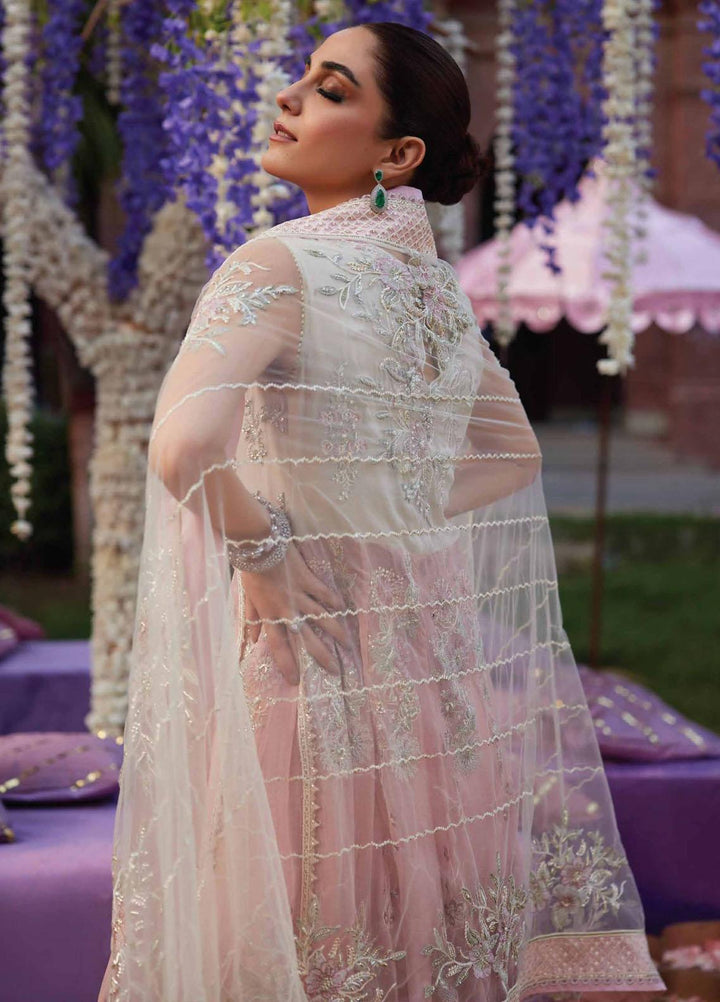 Izhar By Mushq Embroidered Chiffon Suits Unstitched 4 Piece MQ23IZ MCH-07 Mishaal - Luxury Collection