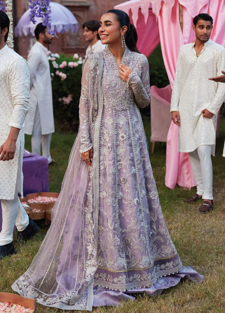 Izhar By Mushq Embroidered Chiffon Suits Unstitched 4 Piece MQ23IZ MCH-09 Muneezeh - Luxury Collection