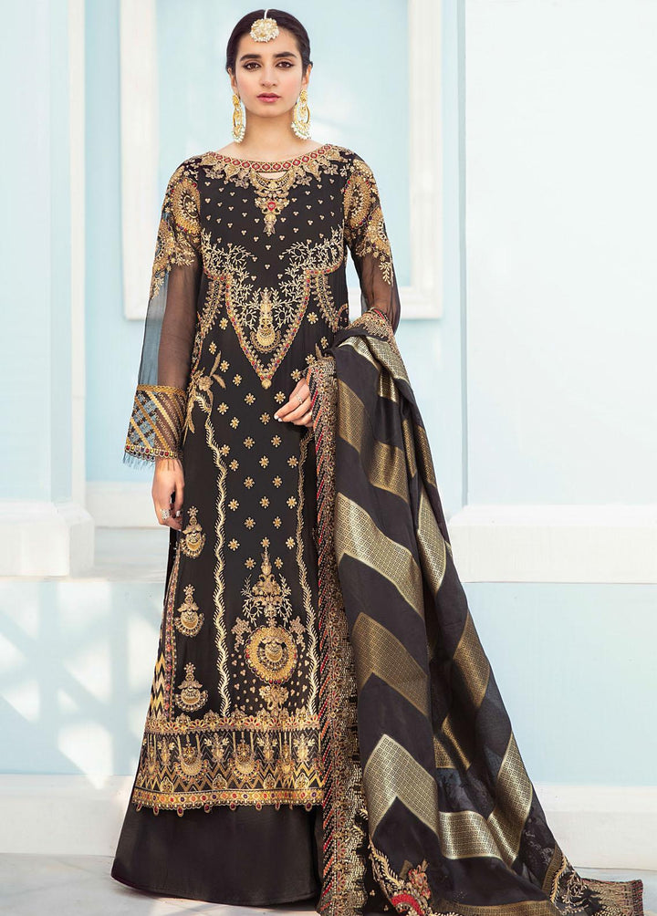 Celestial By Iznik Embroidered Chiffon Suits Unstitched 3 Piece IZ22C ICC:03 Nightfall - Luxury Collection