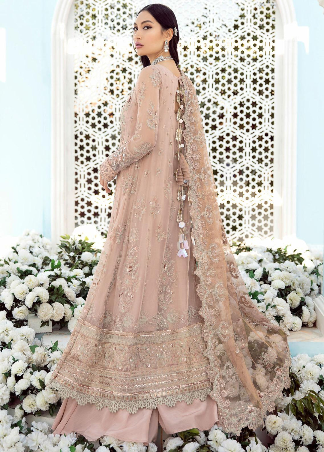 Celestial By Iznik Embroidered Chiffon Suits Unstitched 3 Piece IZ22C ICC:05 Blossom Field - Luxury Collection