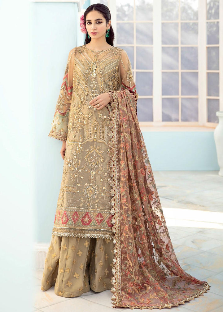 Celestial By Iznik Embroidered Net Suits Unstitched 3 Piece IZ22C ICC:06 Magestic Dream - Luxury Collection