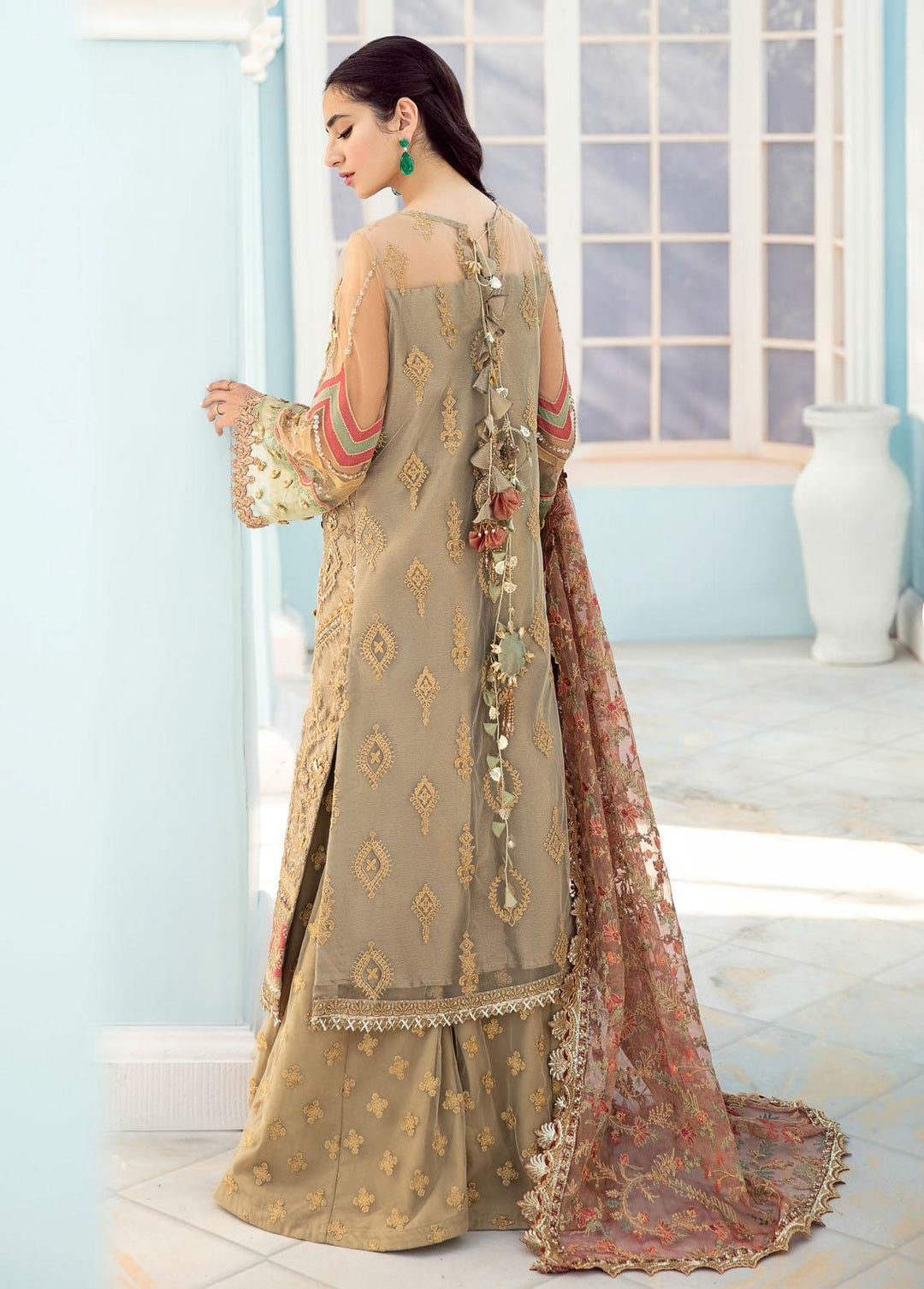 Celestial By Iznik Embroidered Net Suits Unstitched 3 Piece IZ22C ICC:06 Magestic Dream - Luxury Collection