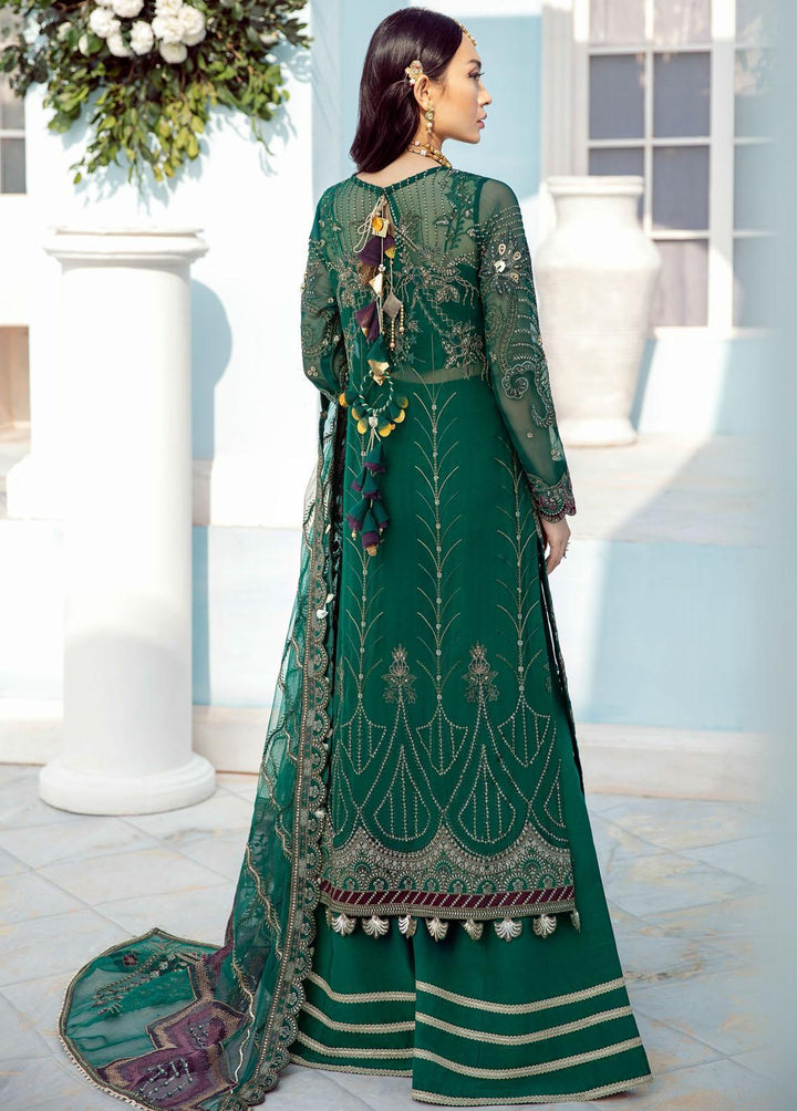Celestial By Iznik Embroidered Chiffon Suits Unstitched 3 Piece IZ22C ICC:09 Green Glory - Luxury Collection