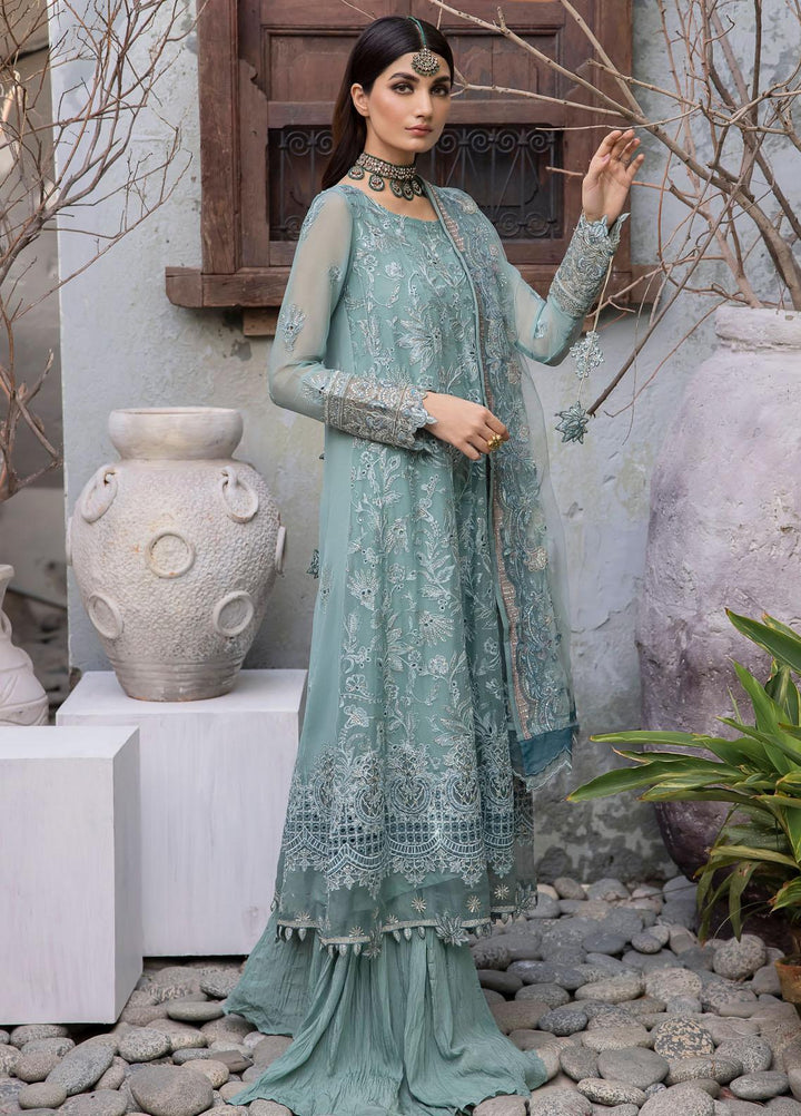 Iznik Embroidered Chiffon Suits Unstitched 3 Piece IZ23CH CC-21 Irene - Luxury Collection