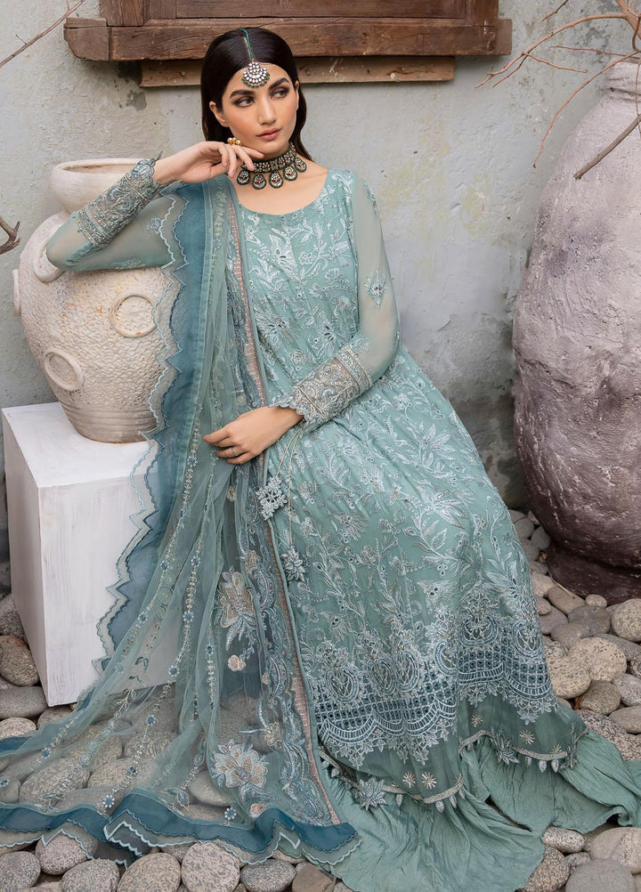 Iznik Embroidered Chiffon Suits Unstitched 3 Piece IZ23CH CC-21 Irene - Luxury Collection