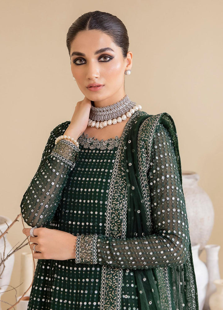 Iznik Embroidered Chiffon Suits Unstitched 3 Piece IZ23CH CC-26 Annette - Luxury Collection