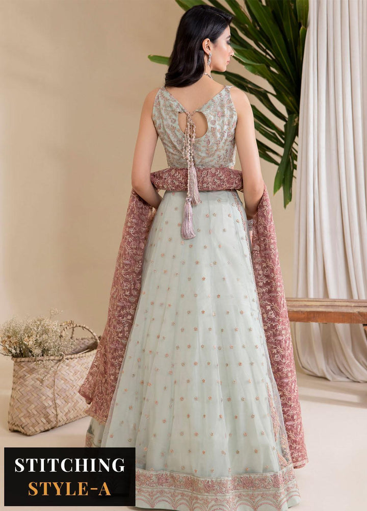 Iznik Embroidered Net Suits Unstitched 3 Piece IZ23CH CC-27 Aryanaa - Luxury Collection