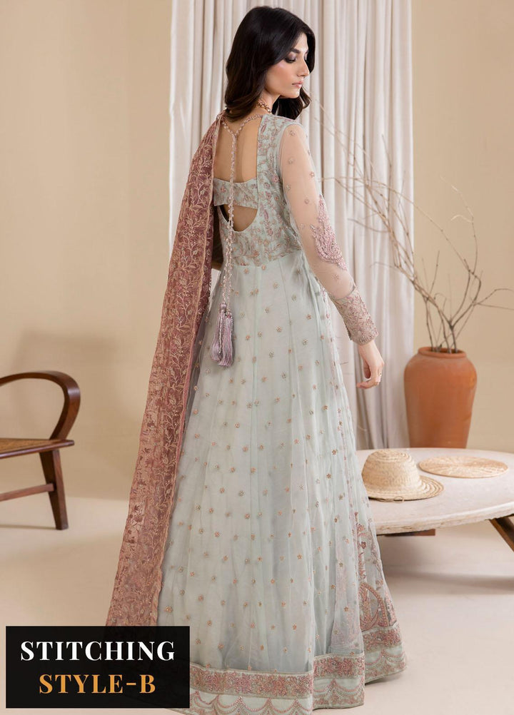 Iznik Embroidered Net Suits Unstitched 3 Piece IZ23CH CC-27 Aryanaa - Luxury Collection