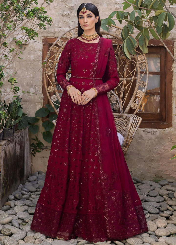 Iznik Embroidered Chiffon Suits Unstitched 3 Piece IZ23CH CC-29 Rosalie - Luxury Collection