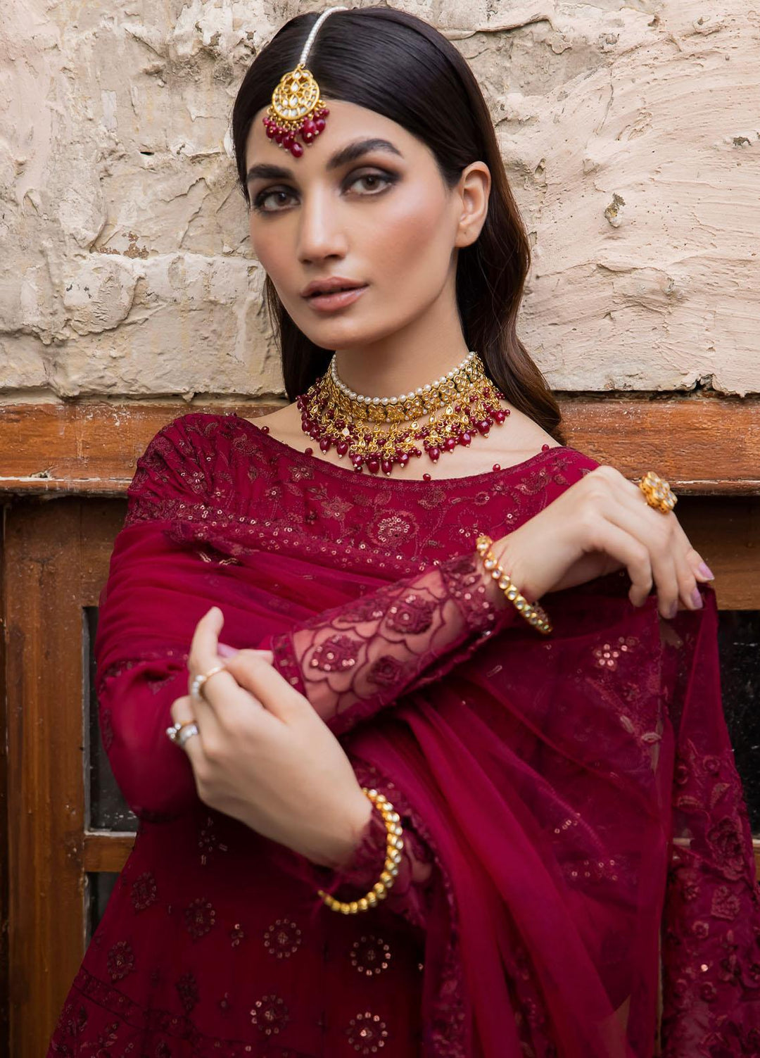 Iznik Embroidered Chiffon Suits Unstitched 3 Piece IZ23CH CC-29 Rosalie - Luxury Collection